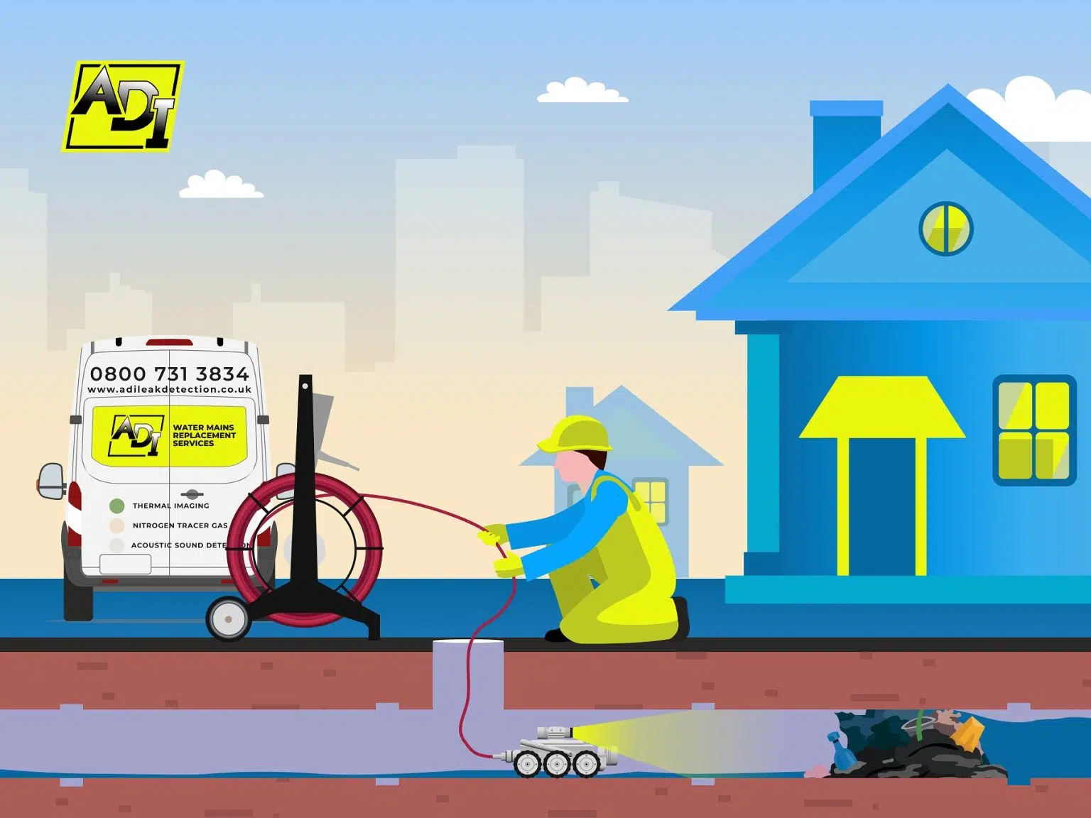 Drainage CCTV Surveys & Investigations Newport